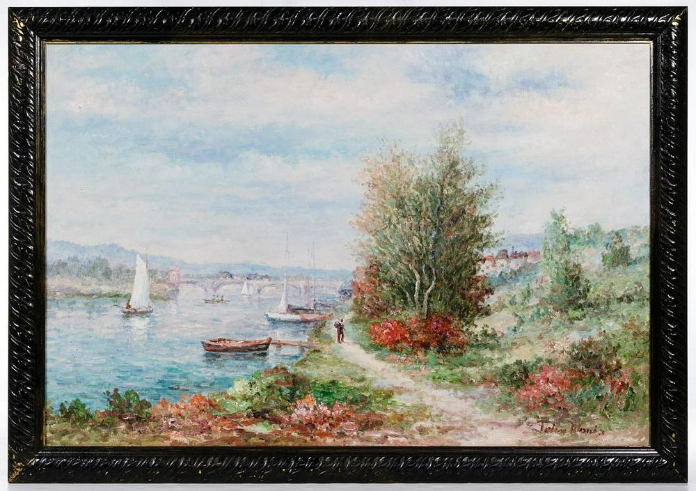 Lot 160: John Moris (American, 20th Century) Oil on Canvas