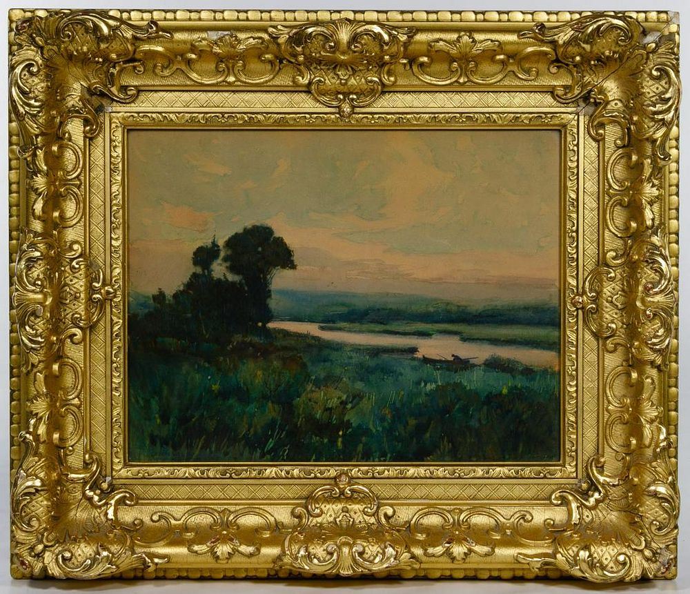 Lot 164: Leslie Lee (American, 1871-1951) Watercolor on Paper