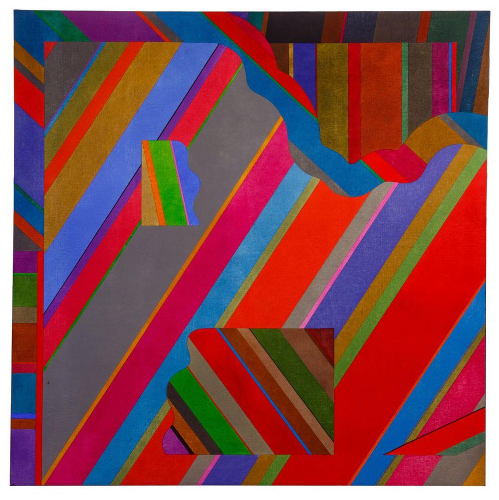 Lot 167: Roland Ginzel (American, b.1921) Acrylic on Canvas