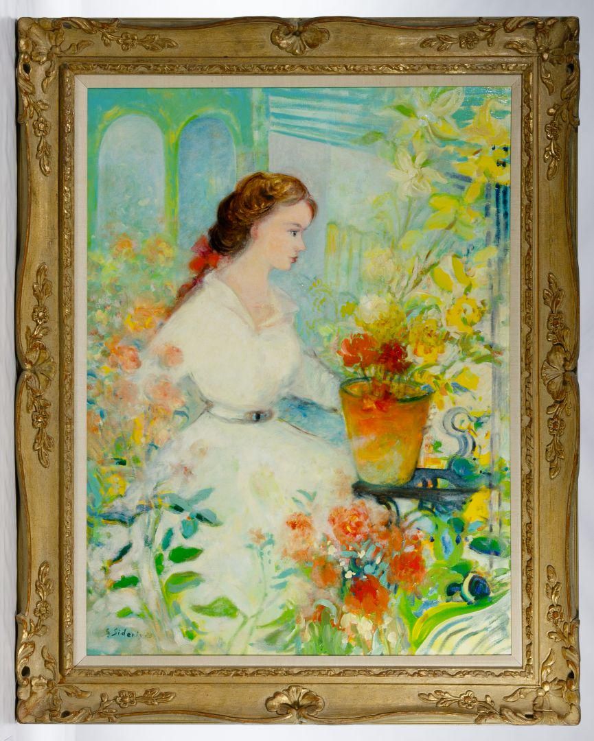 Lot 171: Stefanos Sideris (American / Greek, 1921-1978) Oil on