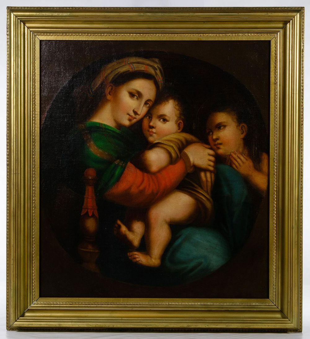 Lot 179: (After) Raphael (Italian, 1483-1520) 'Madonna Della