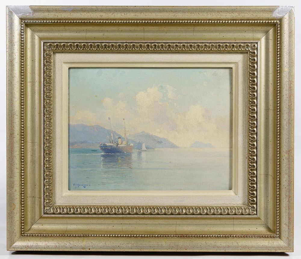 Lot 180: Aleksei Vasilievich Von Hanzen (Russian, 1876-1937) Oil