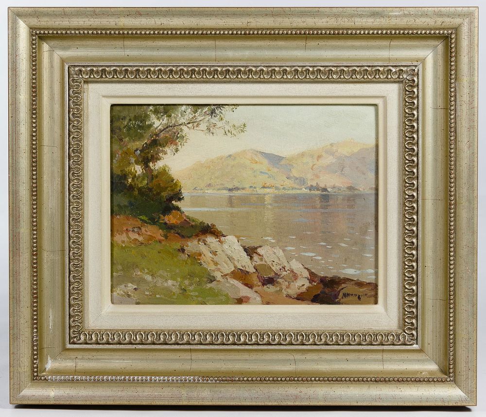 Lot 181: Aleksei Vasilievich Von Hanzen (Russian, 1876-1937) Oil
