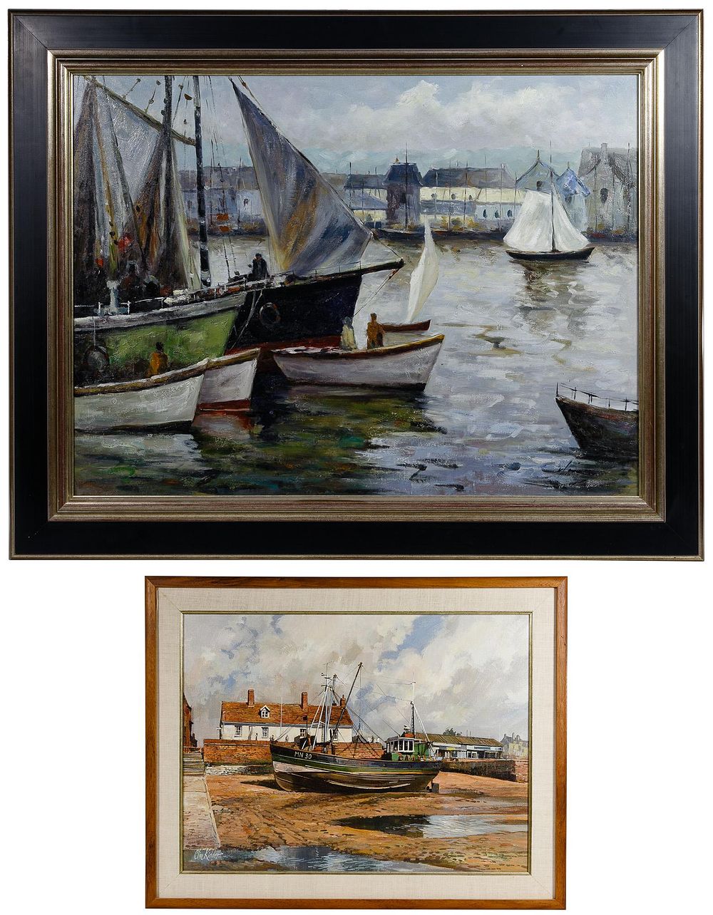 Lot 183: Clive Kidder (British, b.1930) Oil on Canvas