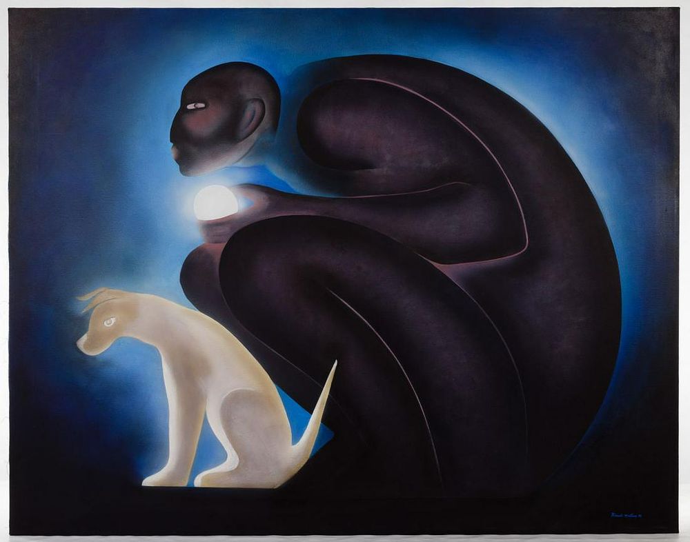 Lot 194: Ricardo Martinez (American / Mexican, 1918-2009) Oil on