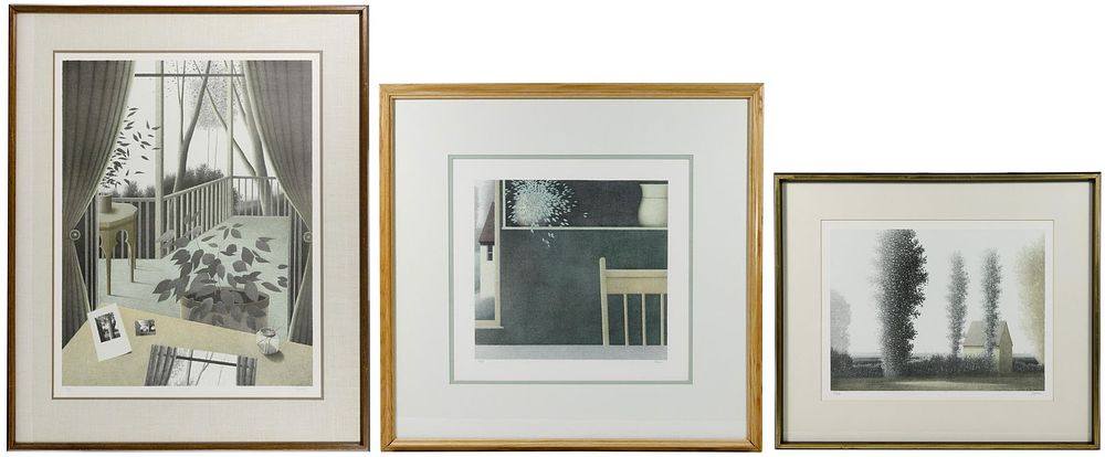 Lot 200: Robert Kipniss (American, b.1931) Lithograph Assortment