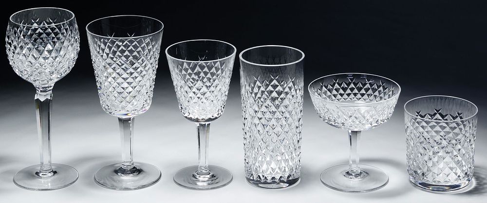 Lot 220: Waterford Crystal 'Alana' Stemware Assortment