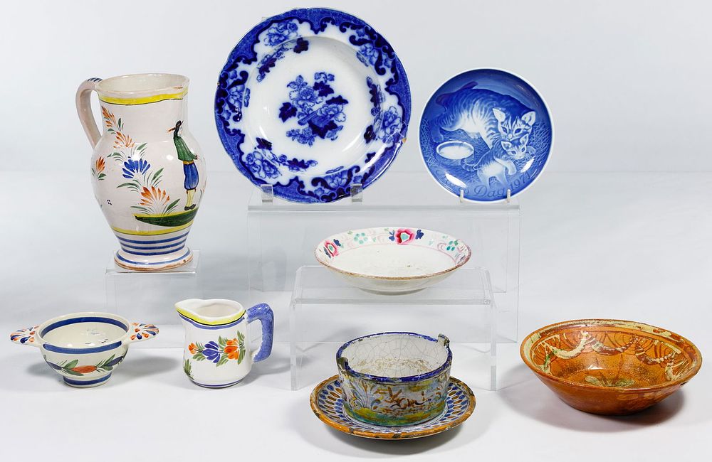 Lot 240: European Pottery Assortment