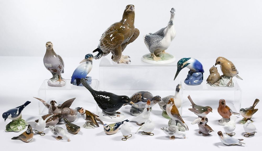 Lot 278: Royal Copenhagen and Bing & Grondahl Bird and Duck