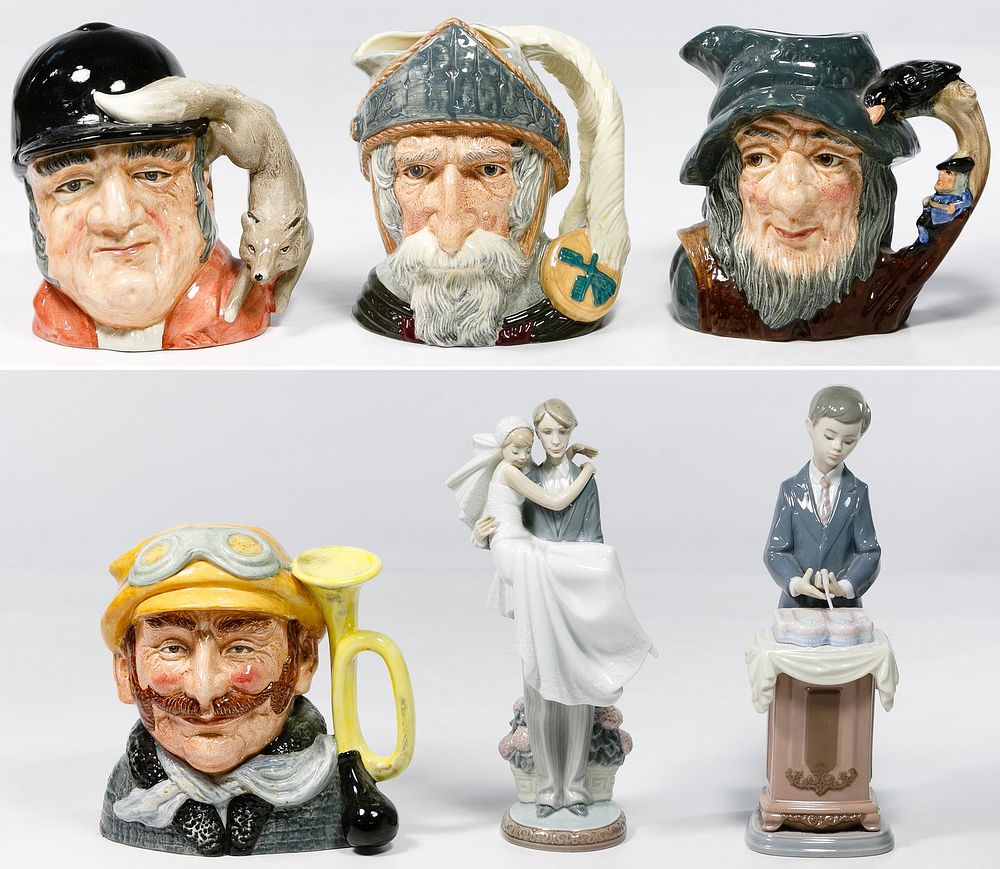 Lot 281: Royal Doulton and Lladro Assortment
