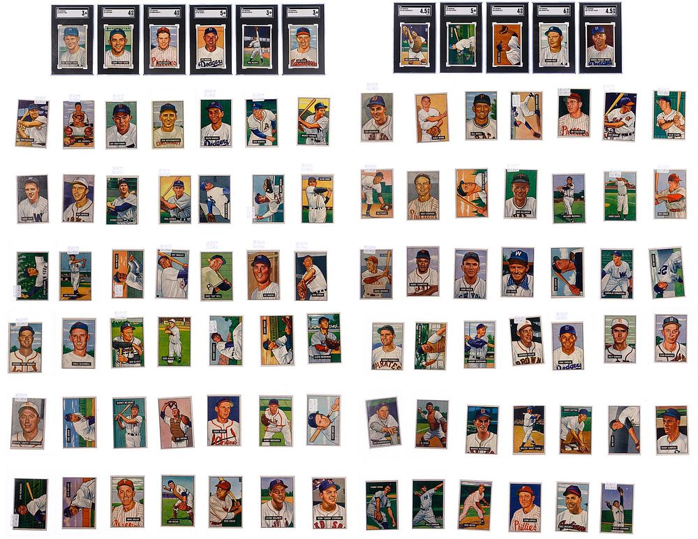 Lot 294: 1951 Bowman Baseball Card Assortment