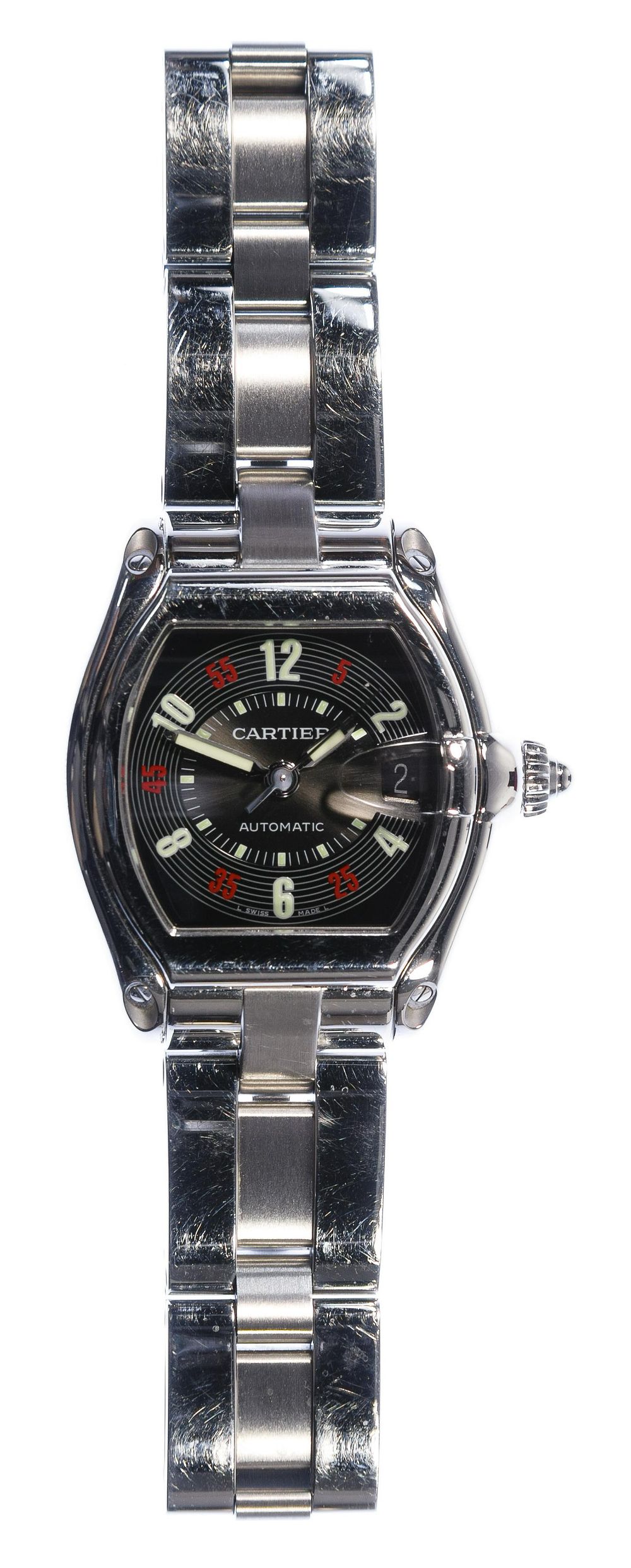 Lot 314: Cartier Roadster Automatic Wrist Watch