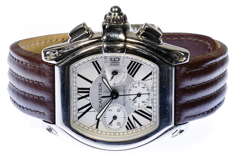 Lot 315: Cartier Roadster Men's Wrist Watch
