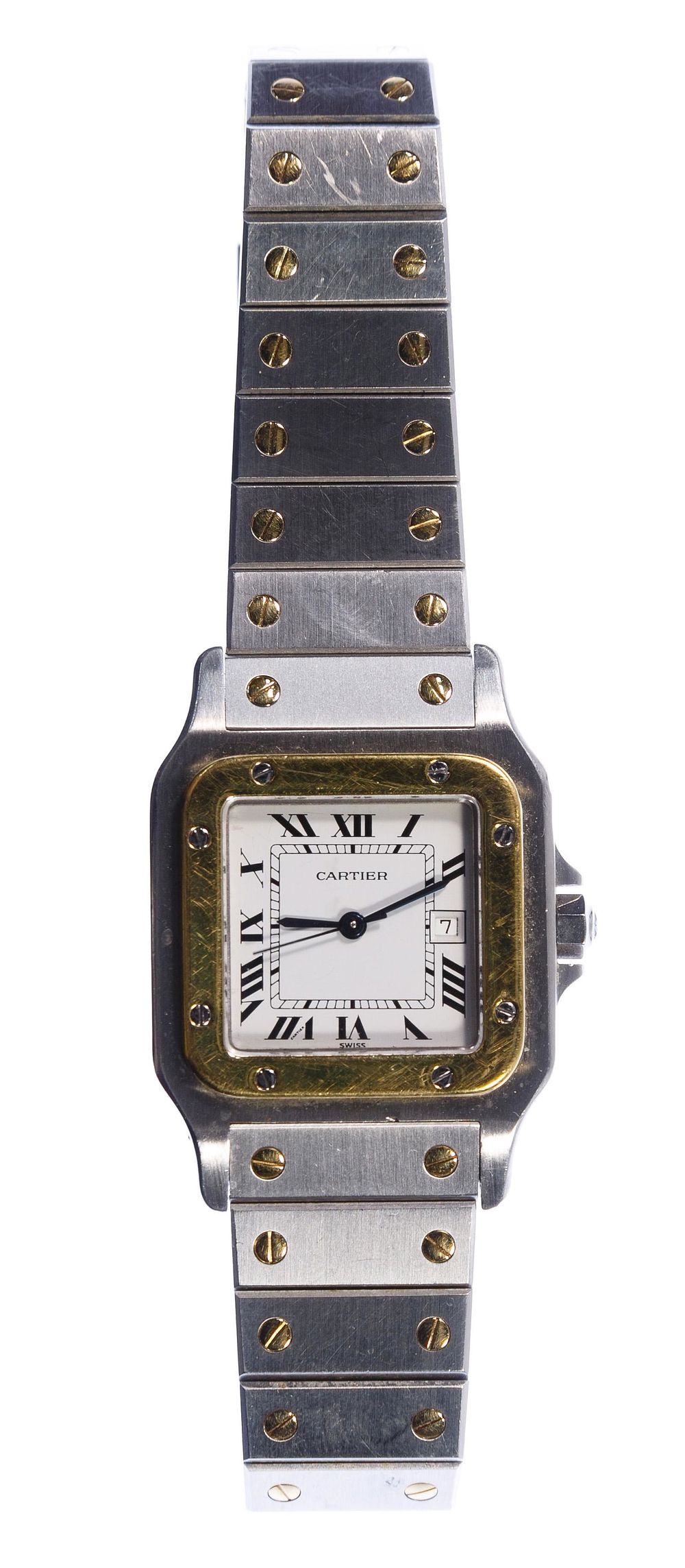 Lot 321: Cartier Roadster Stainless Steel Wrist Watch