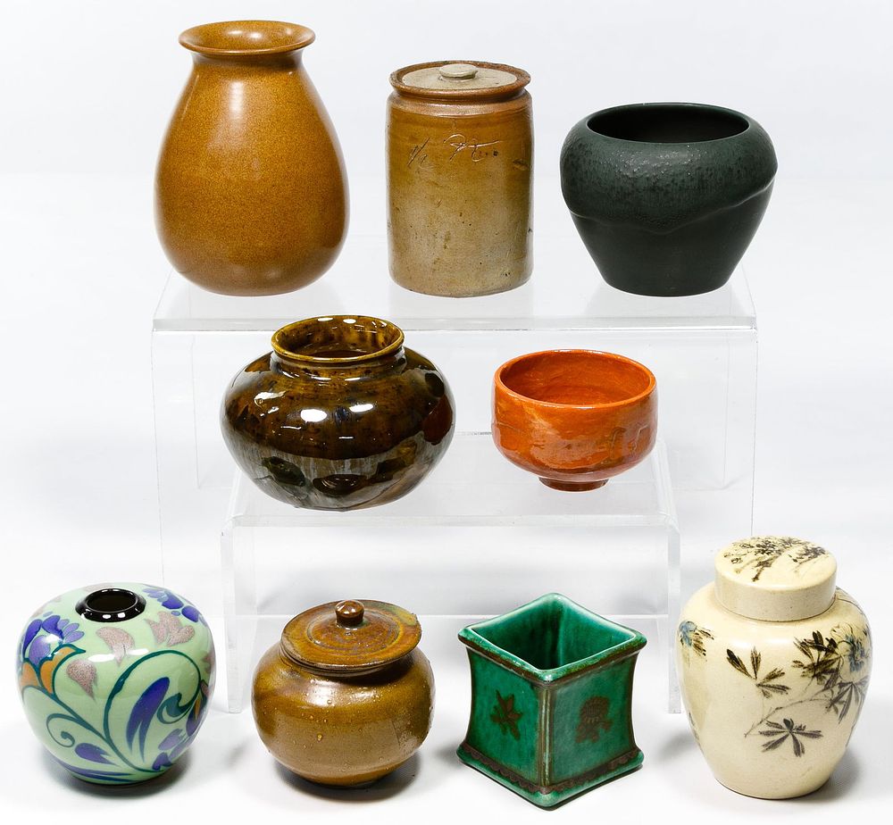 Lot 372: Asian Ceramic Jar and Vase Assortment