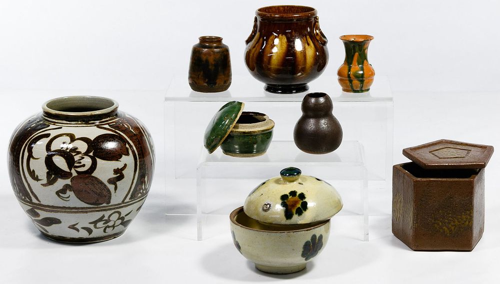 Lot 394: Asian Vase and Jar Assortment