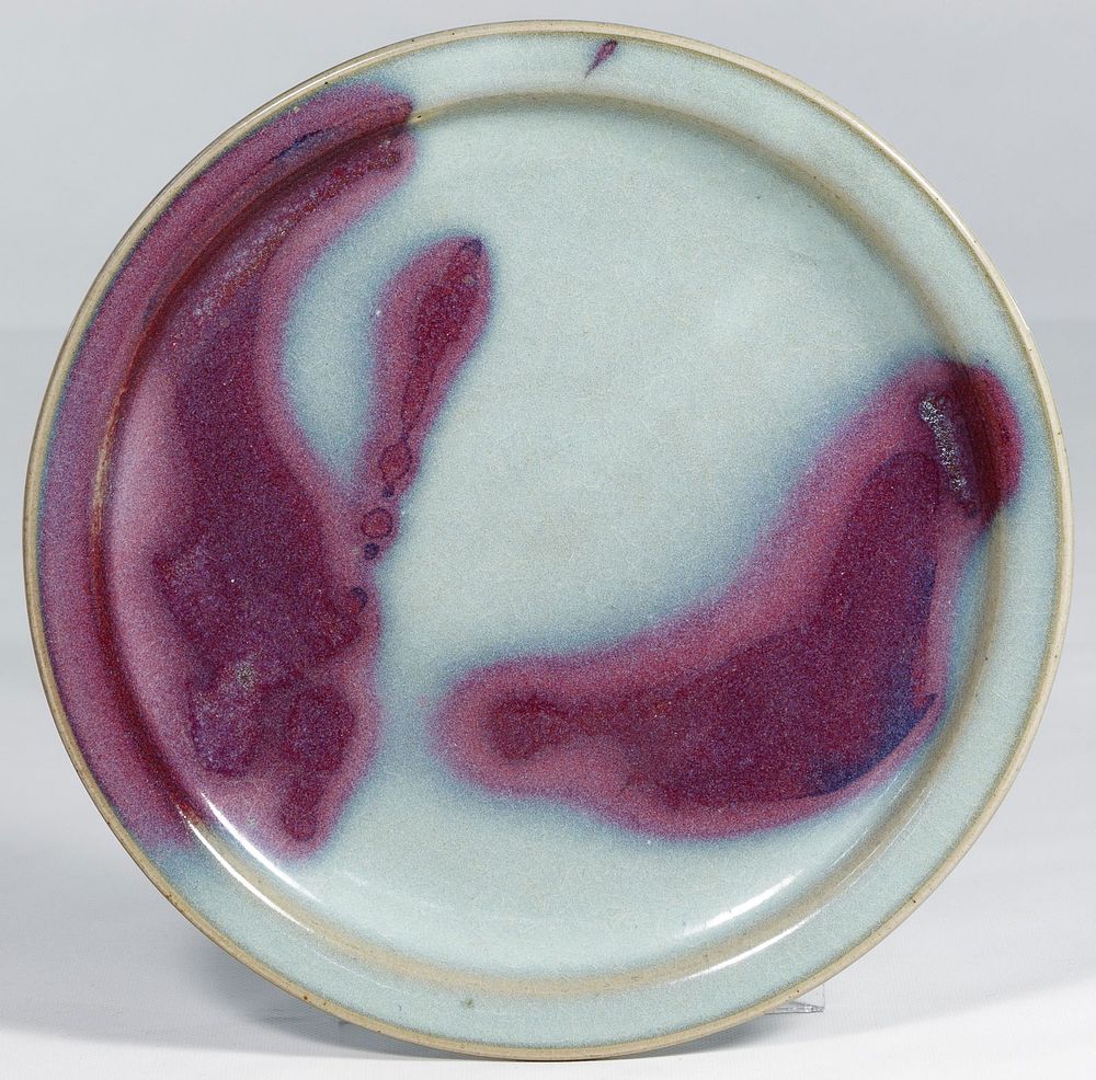 Lot 408: Chinese Jun Ware Porcelain Dish