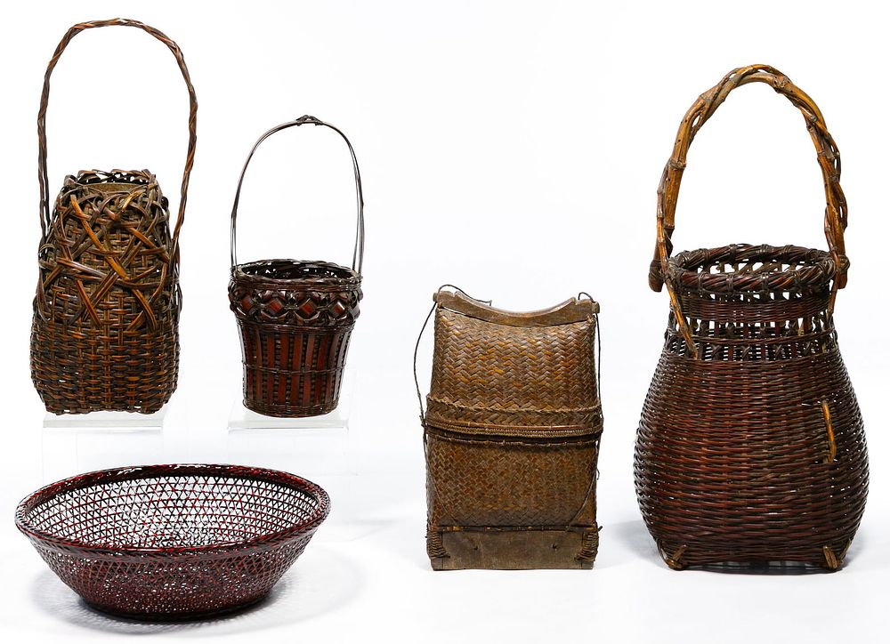 Lot 424: Ikebana Basket Assortment
