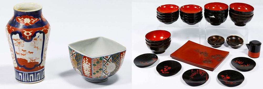 Lot 451: Japanese Lacquer Assortment
