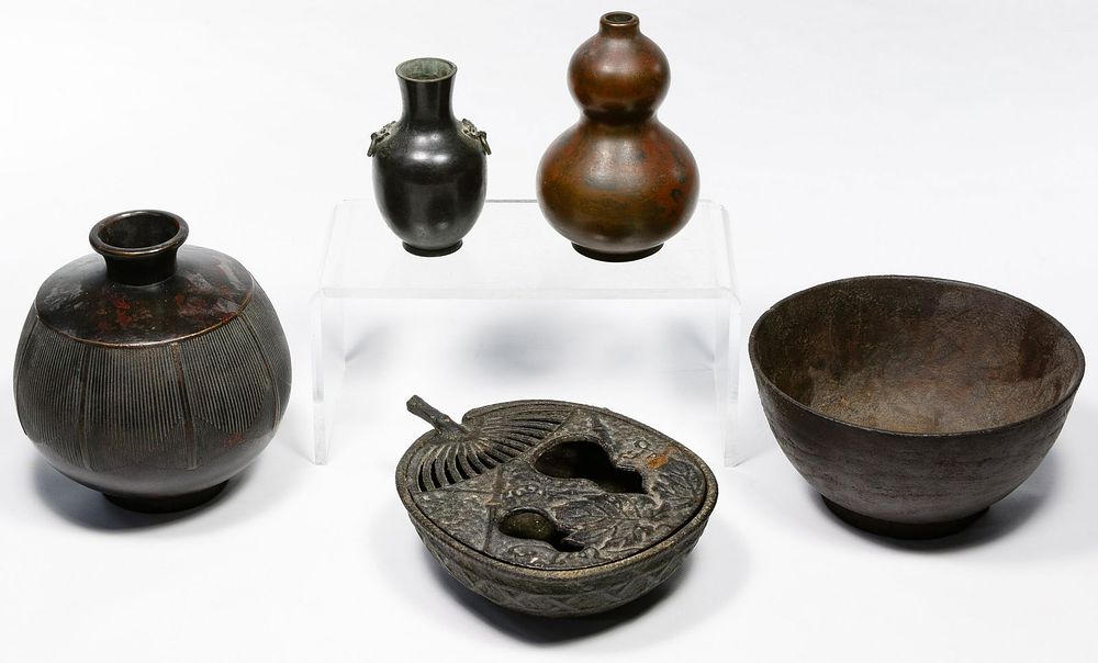 Lot 452: Japanese Metal Object Assortment