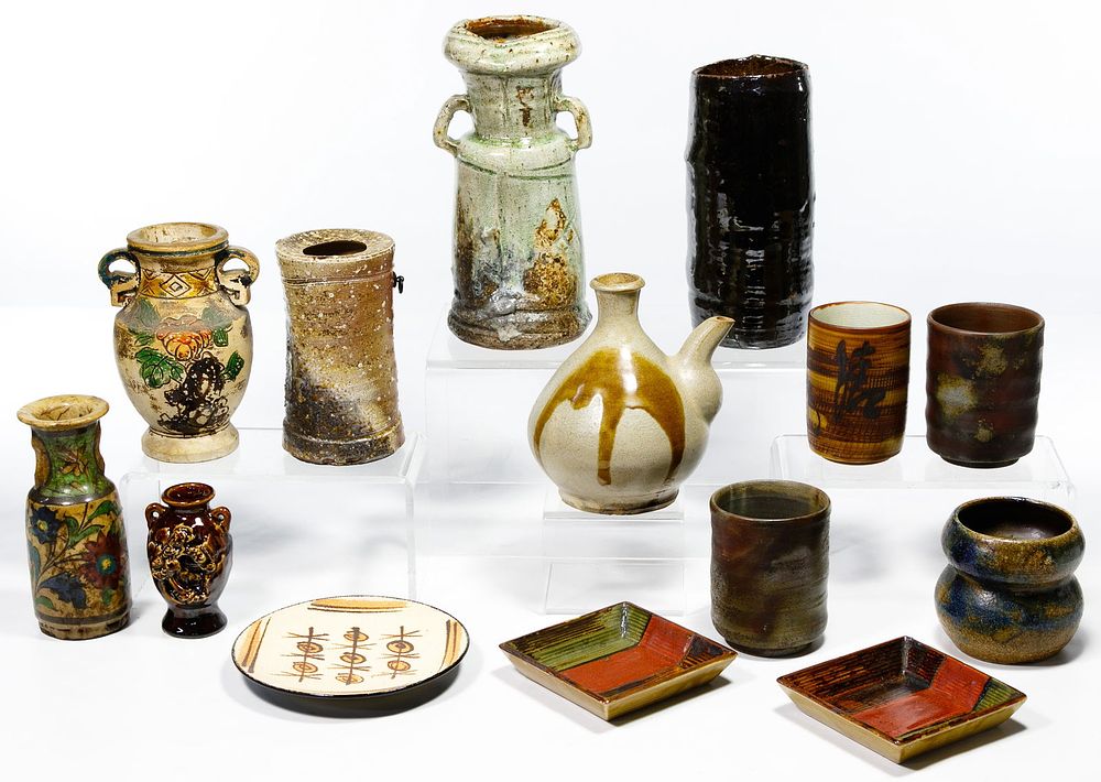 Lot 456: Japanese Mingei Studio Pottery Assortment