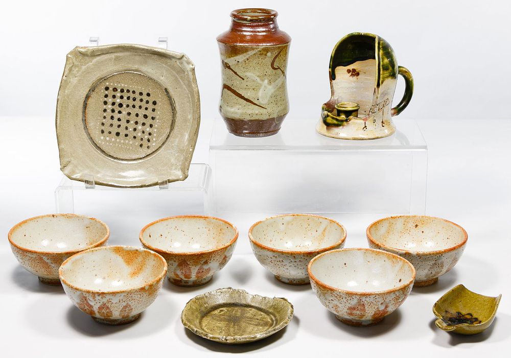 Lot 457: Japanese Mingei Ware Assortment
