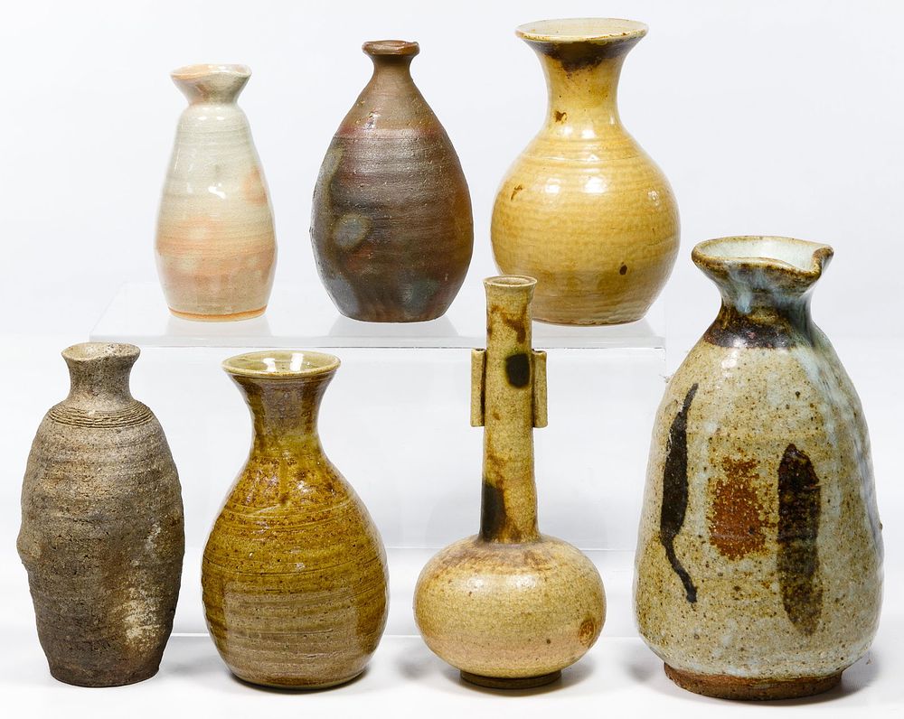 Lot 463: Japanese Sake Bottle (Tokkuri) Assortment