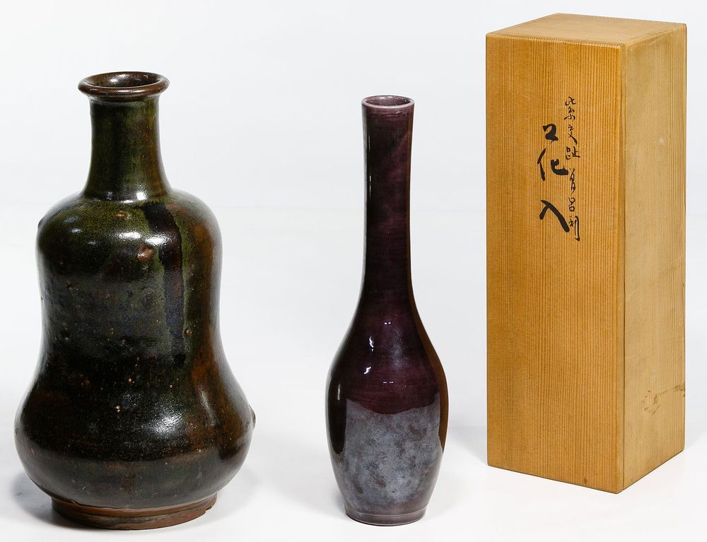 Lot 474: Japanese Studio Pottery Sake Bottle Assortment