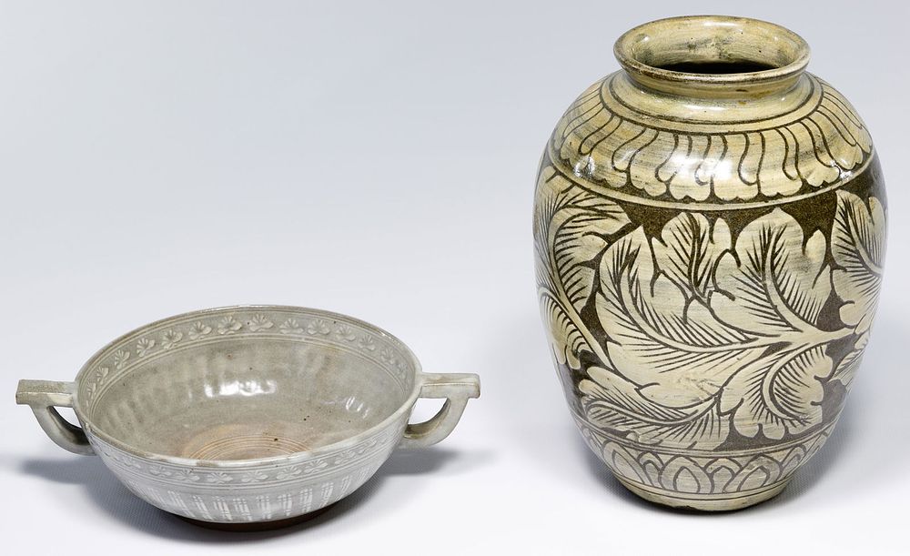 Lot 487: Korean Buncheong Pottery Assortment