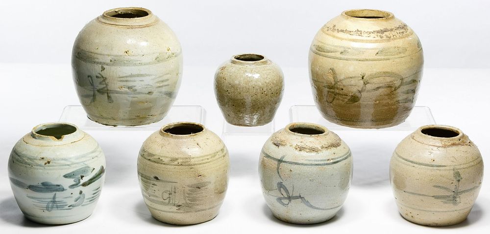Lot 493: Korean Ginger Jar Assortment