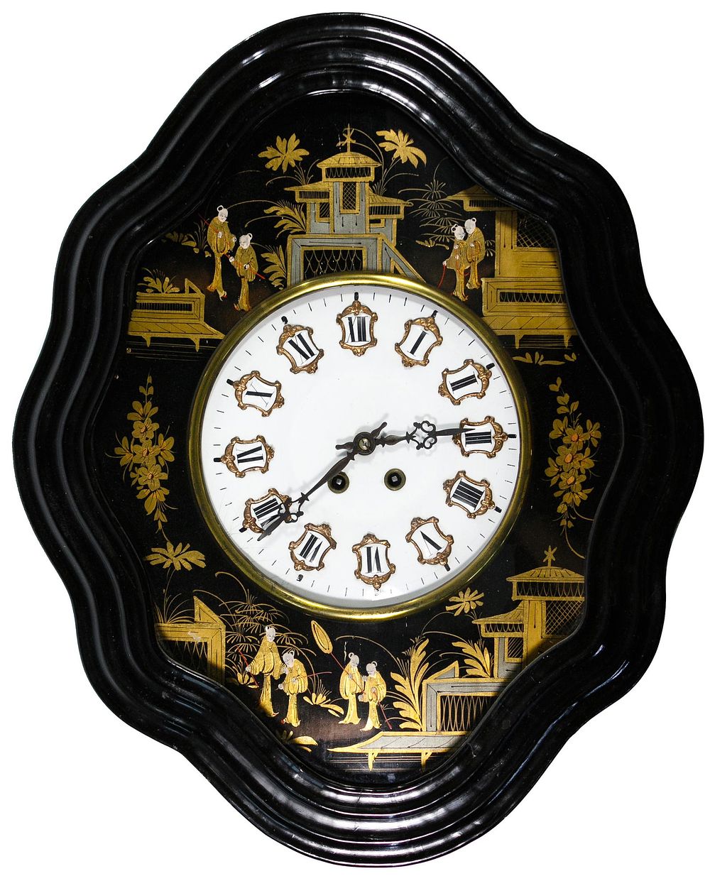Lot 155: French Comtoise Wall Clock