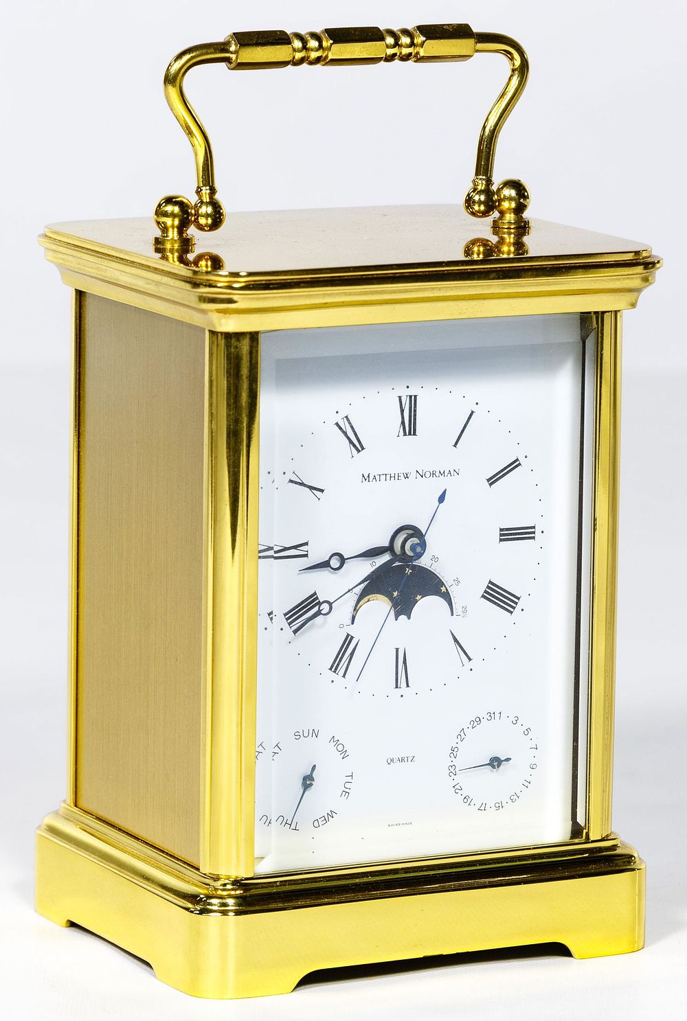 Lot 159: Matthew Norton Brass Carriage Clock