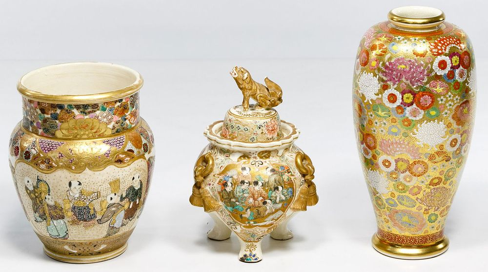 Lot 166: Asian Ceramic Vase and Urn Assortment