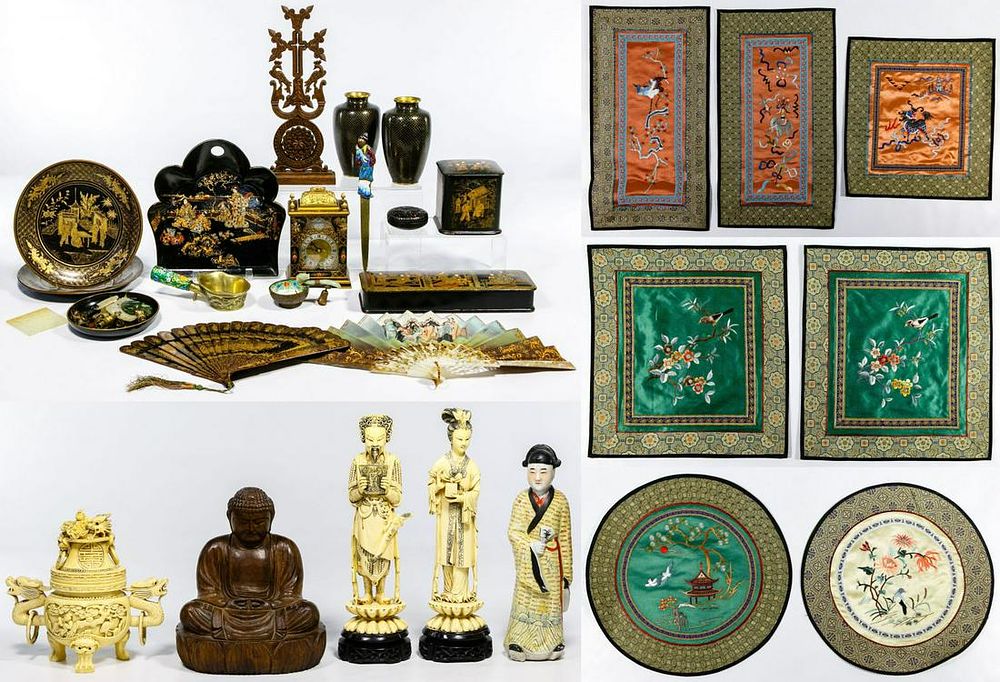 Lot 170: Asian Decorative Object Assortment