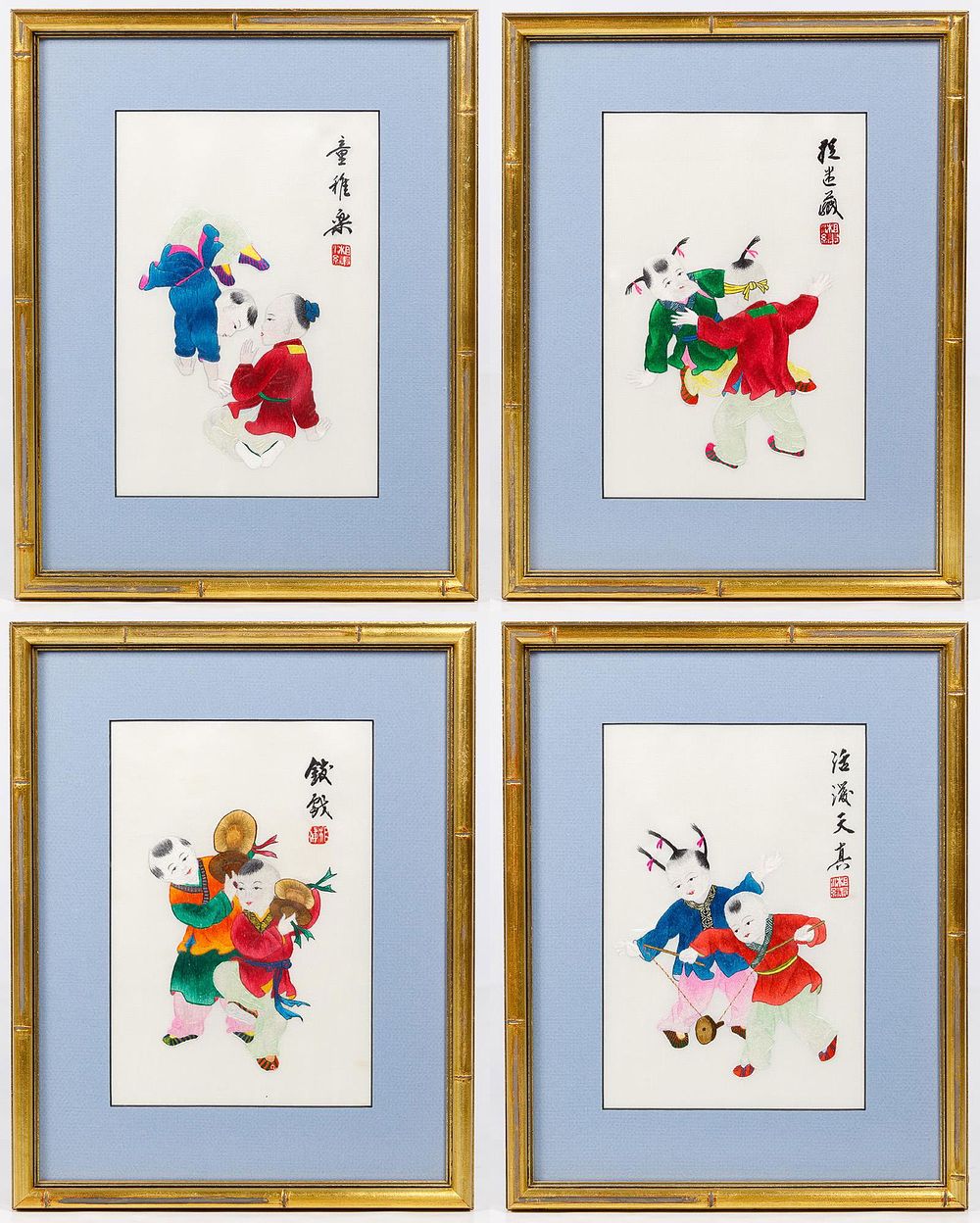 Lot 171: Asian Embroidered Silk Assortment