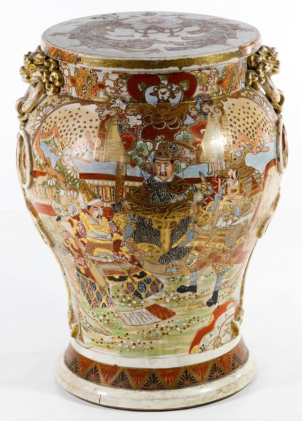 Lot 177: Asian Porcelain Garden Stool