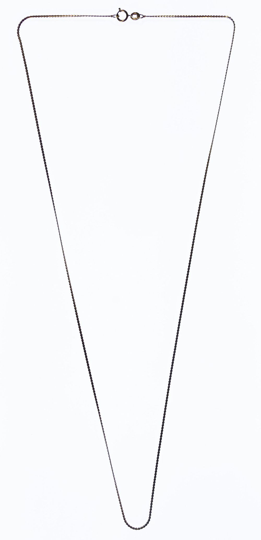 Lot 204: 18k Gold Flattened Braid Necklace
