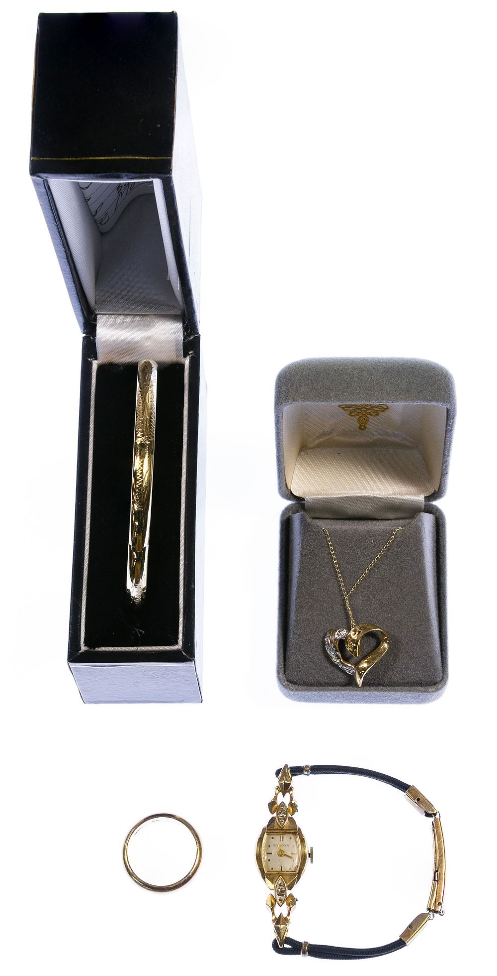 Lot 252: 14k and 10k Gold Jewelry Assortment