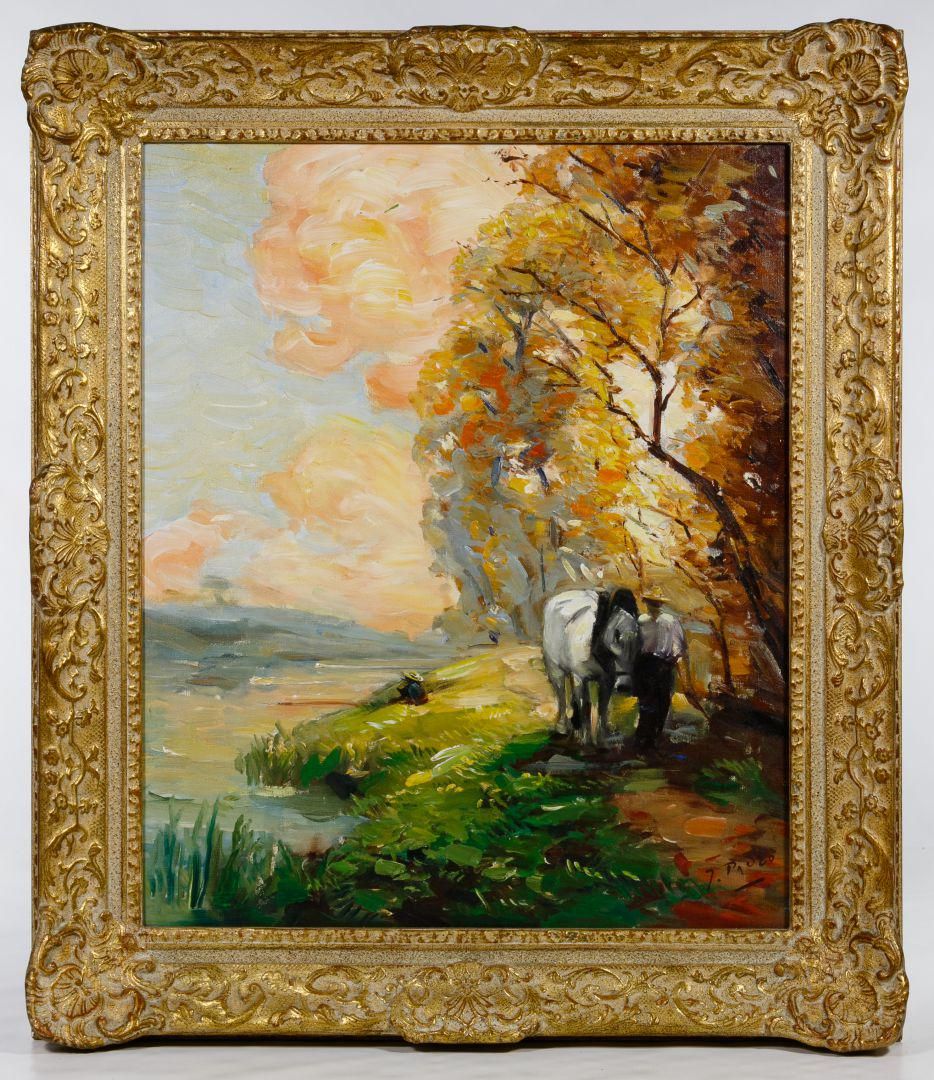 Lot 261: (Attributed to) J. Paulo Barbizon (American, 20th