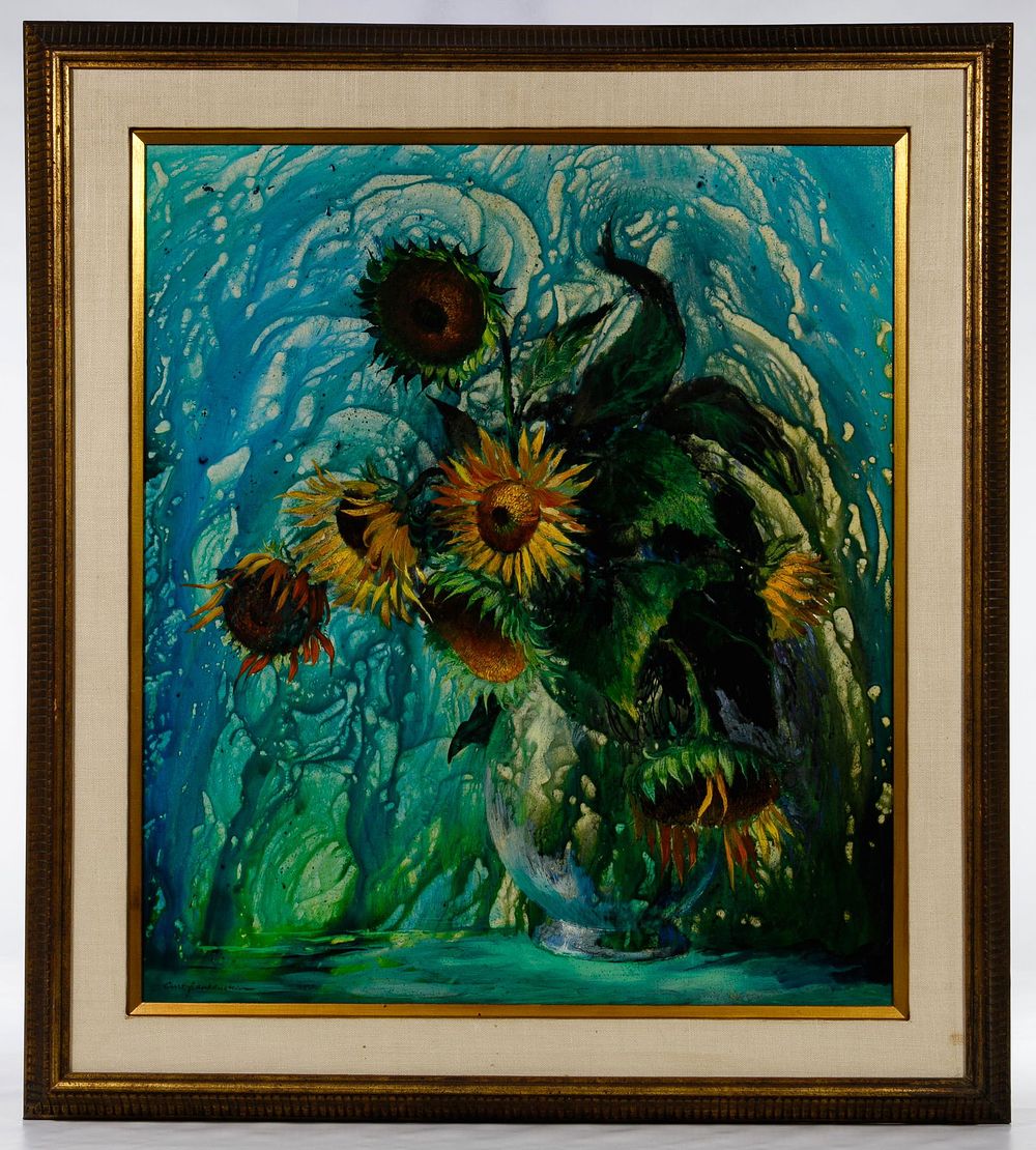 Lot 264: Curt Frankenstein (American, 1920-2009) Acrylic on