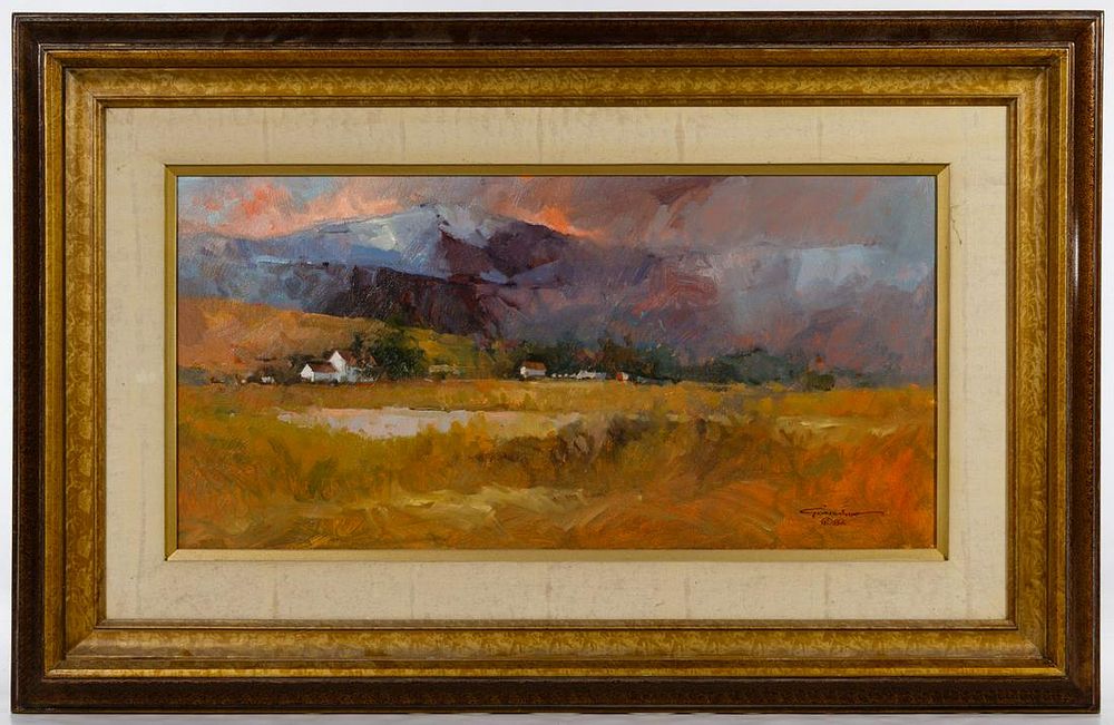 Lot 274: Ted Goerschner (American, 1933-2012) 'Snow on the