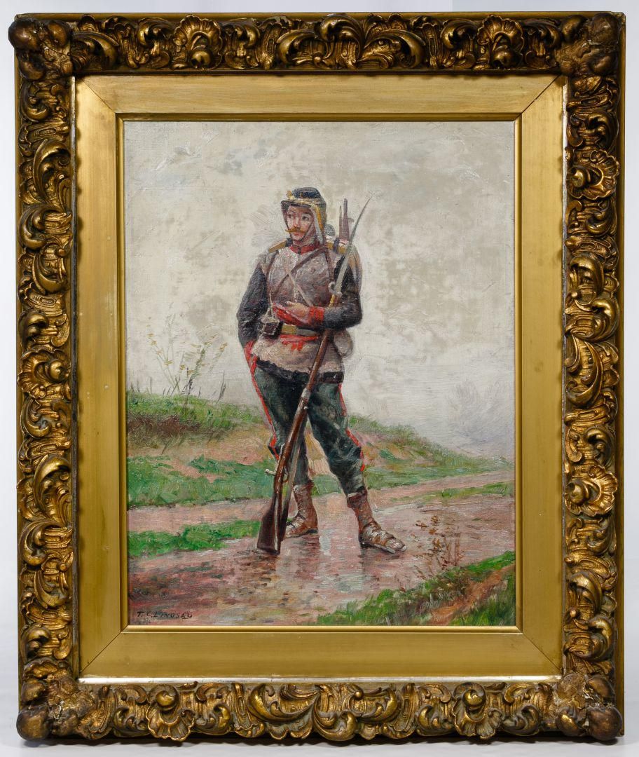 Lot 275: Thomas Corwin Lindsay (American, 1839-1907) Oil on