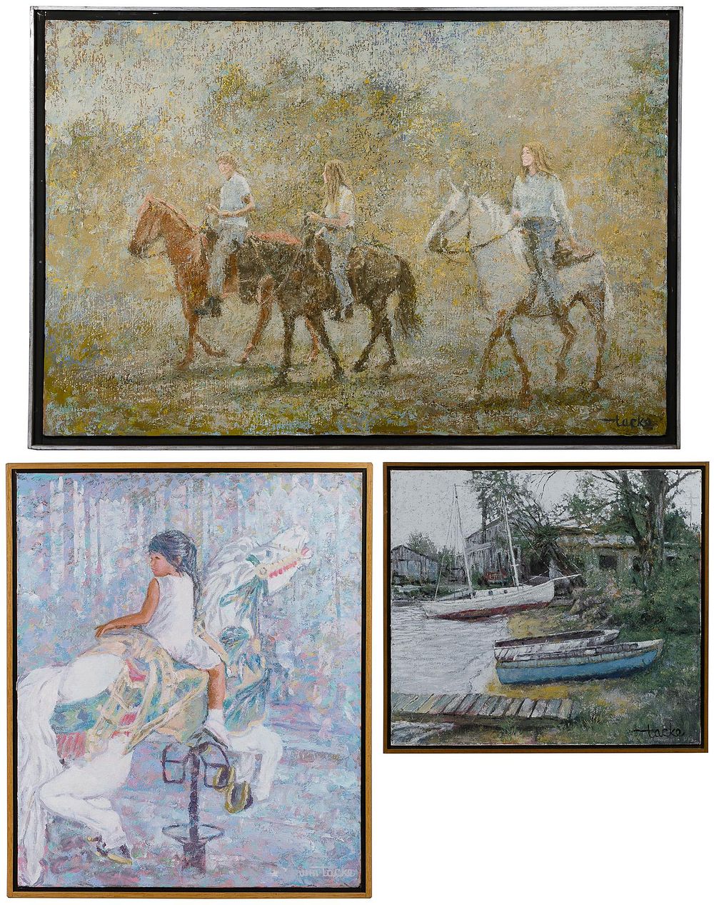 Lot 280: William Tacke (American, 20th Century) Oil on Canvas