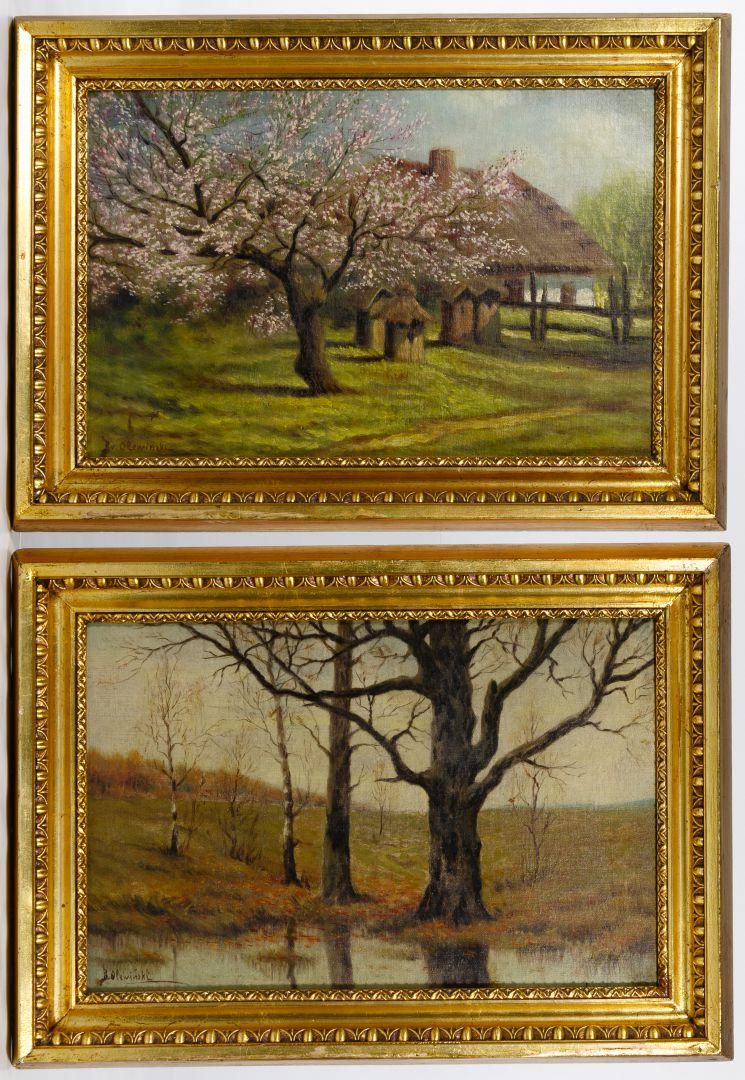 Lot 290: B Olewinski (European, 20th Century) Oil on Canvas