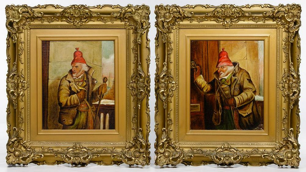 Lot 291: B. Poulin (French, 20th Century) Oil on Canvas Board