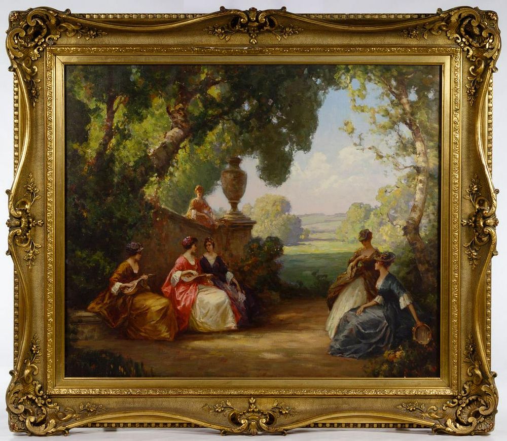 Lot 296: H. Peres, (French, 20th Century) Oil on Canvas