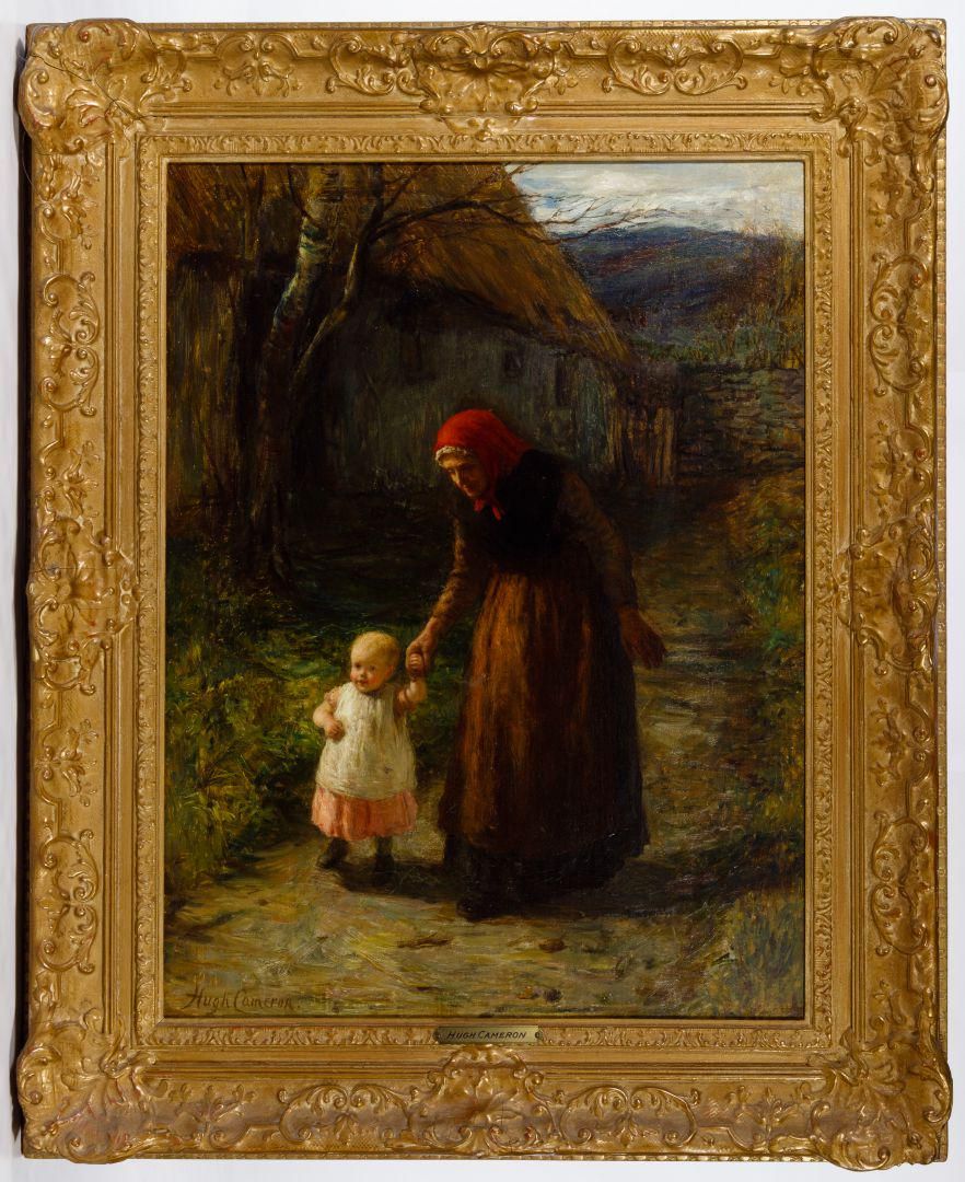 Lot 298: Hugh Cameron (British, 1835-1918) Oil on Canvas