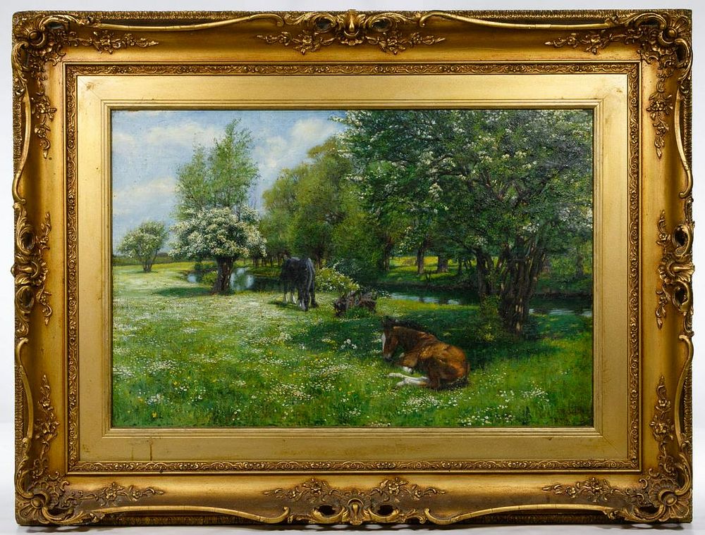 Lot 305: Richard Henry Brock (British, 1871-1943) Oil on Canvas