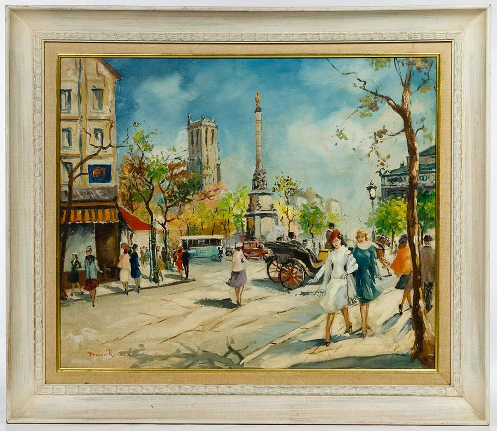 Lot 309: Unknown Artist (French, 20th century) Oil on Canvas