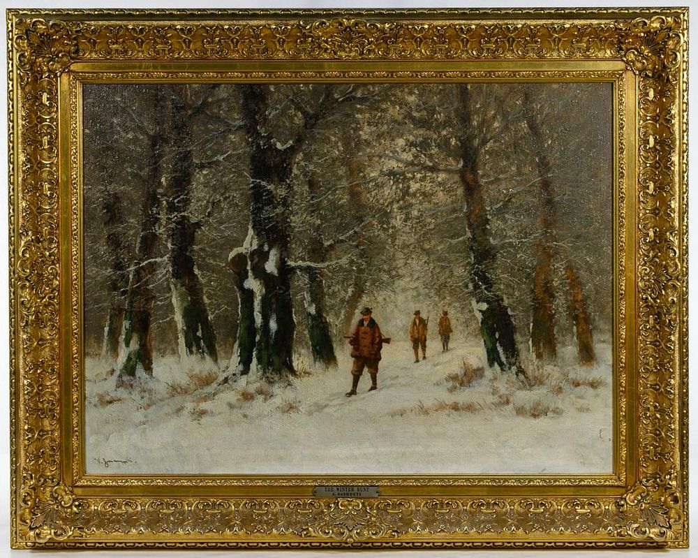 Lot 310: V. Sashegyi (Hungarian, 1886-1940) Oil on Canvas